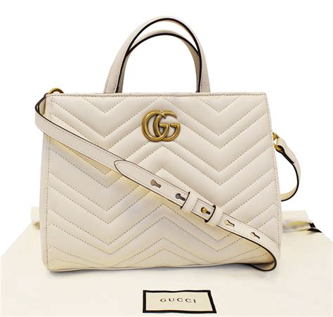 gucci marmont white small|gucci marmont small used.